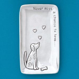 Hearts & Dogs Small Tray Cheap Online