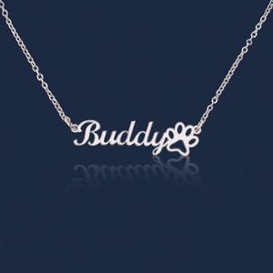Dog Name Necklace - Custom Pet Jewelry Largest Supplier Cheap Pice