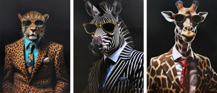 Professional Zoo (Set of 3) - Black Outlet For Sale