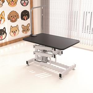 Hydraulic Dog Pet Grooming Table Heavy Duty Big Size Z-Lift Pet Grooming Table - Black / White Discount Great Deals