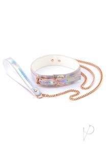 Cosmo Bondage Collar/leash Rainbow Finishline