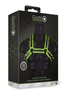 Ouch Buckle Bulldog Harness S/m Gitd Free Shipping Marketable
