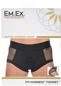 Em Ex Fit Harness Fishnet Med Black Affordable Cheap Pice