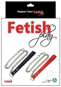 Fb Lead Collar Vegan Leather Black Sale Visit