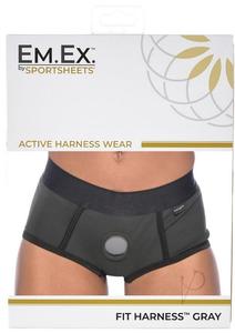 Em Ex Fit Harness Large Gray Free Shipping Limited Edition
