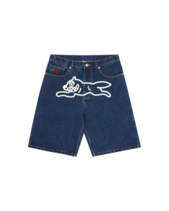 Running Dog Denim Shorts Clearance 2025 Unisex