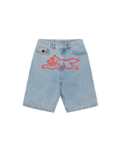 Running Dog Denim Shorts Clearance High Quality