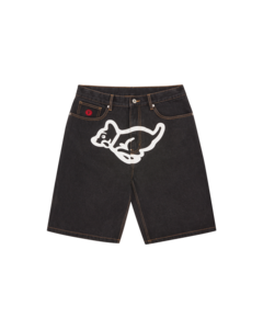 Running Puppy Denim Shorts Free Shipping Clearance