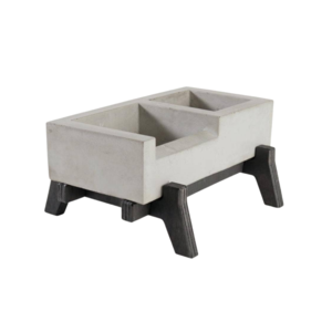 Concrete Pet Bowl with Stand Amazon Sale Online