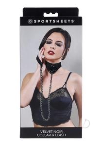 Velvet Noir Collar Leash Shop Offer Cheap Pice