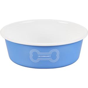 Le Creuset 6 cup Large Dog Bowl - Light Blue Cheap Pice For Sale