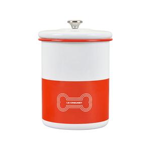 Le Creuset 4.25 qt. Treat Jar with Stainless Steel Knob - Orange Clearance Online Online