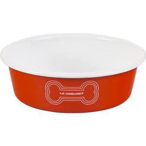 Le Creuset 4 cup Medium Dog Bowl - Orange Clearance Manchester Great Sale