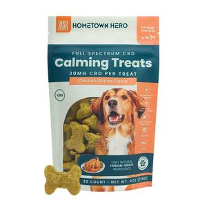 HOMETOWN HERO: CALM AND COMFORT CBD DOG TREATS - FULL SPECTRUM - 600MG Discount Pay With Visa