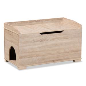 Mariam Stylish Modern Cat Litter Box Cover with Convenient Top Lift and Easy Access Side Entrance Visit New Sale Online