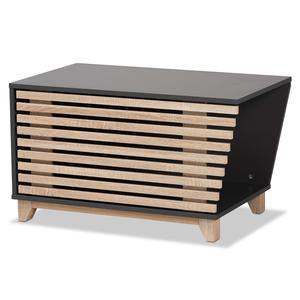 Eckhart Modern Cat Litter Box Cover House - Stylish Two-Tone Wood Design for Pet-Friendly Spaces Outlet Affordable