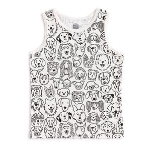 Tank Top - Dogs Black Free Shipping Popular