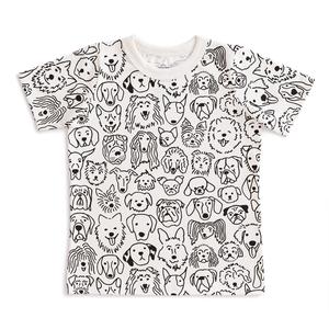 Short-Sleeve Tee - Dogs Black Discount Low Shipping Fee