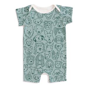Summer Romper - Dogs Pale Blue Pick A Best For Sale