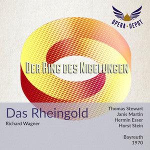 Wagner: Das Rheingold - Stewart, Martin, Esser, Ridderbusch, Rundgren, Kollo; Stein. Bayreuth, 1970 Get Authentic For Sale