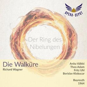 Wagner: Die Walküre - Välkki, Meyfarth, Adam, Uhl, Hoffman, Frick; Klobucar.  Bayreuth, 1964 New Arrival For Sale