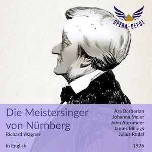 Wagner: Die Meistersinger von Nürnberg (In English) - Berberian, Meier, Alexander, Billings; Rudel. 1976 Free Shipping Footlocker Finishline