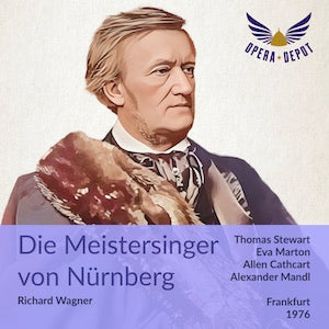 Wagner: Die Meistersinger von Nürnberg - Stewart, Marton, Cathcart, Meyen, Weller, Konya; Mandl. Frankfurt, 1976 Newest Cheap Pice