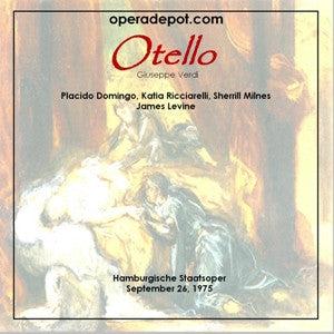 Verdi: Otello - Domingo, Ricciarelli, Milnes, Schwarz; Levine.  Hamburg, 1975. Free Shipping Classic