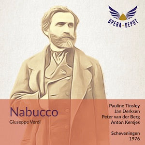 Verdi: Nabucco - Tinsley, Derkman, van der Berg; Kersjes. Scheveningen, 1976 For Sale For Sale