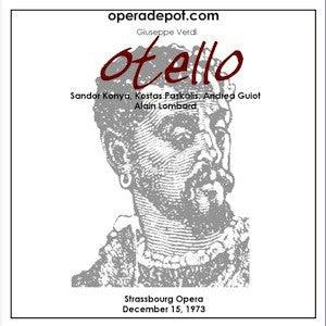 Verdi: Otello - Konya. Guiot, Paskalis, Begg; Lombard.  Strassbourg, 1973 Limited Edition Cheap Pice