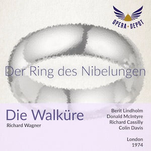 Wagner: Die Walküre - Lindholm, McIntyre, Napier, Cassilly, Veasey, Sotin; Davis.  London, 1974 Quality Free Shipping