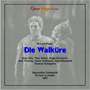 Wagner: Die Walküre - Silja, Adam, Dernesch, Thomas, Hoffman, Greindl; Schippers. Osaka (Bayreuth on tour), 1967 Cheapest Pice Sale Online