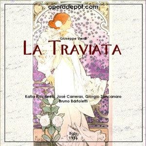 Verdi: La Traviata - Ricciarelli, Carreras, Zancanaro; Bartoletti.  Italy, 1976 Cost Cheap Pice