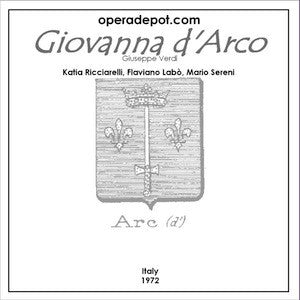 Verdi: Giovanna d'Arco - Ricciarelli, Labò, Sereni.  1972 Cheap Shop