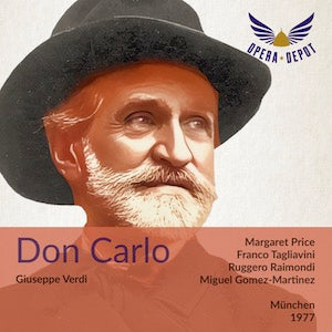 Verdi: Don Carlo - M. Price, Franco Tagliavini, Mattiucci, Brendel, Raimondi; Gomez-Martinez.  München, 1977 Quality From China Cheap