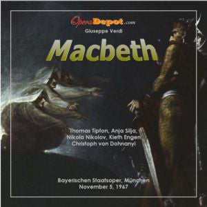 Verdi: Macbeth - Tipton, Silja, Engen, Nikolov; von Dohnanyi.  München, 1967 100% Guaranteed