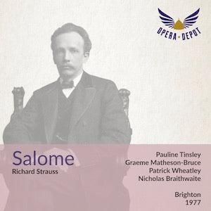 Strauss: Salome - Tinsley, Woodrow, Norman, Alder; Braithwaite. Brighton, 1977 Fast Delivery Sale Online