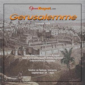 Verdi: Gerusalemme - Gencer, Aragall, Guelfi, Salvoldi; Gavezzeni.  Venezia, 1963 Cheap Sale Ebay