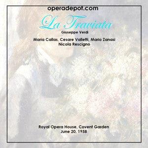 Verdi: La Traviata - Callas, Valletti, Zanasi, Collier; Rescigno. London, 1958 Pay With Paypal Online
