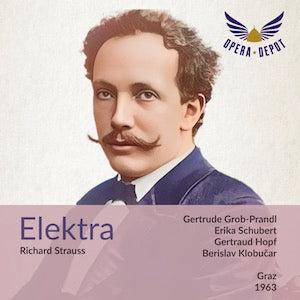 Strauss: Elektra - Grob-Prandl, Hopf, Schubert; Klobucar.  Graz, 1963 New Styles For Sale