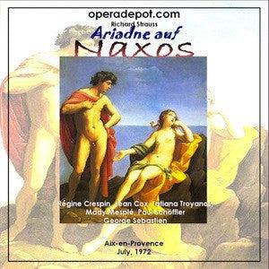 Strauss: Ariadne auf Naxos - Crespin, Cox, Mesplé, Troyanos, Schoeffler, van Dam, Kerns, Yakar.  Aix-en-Provence, 1966 Authentic Cheap Pice