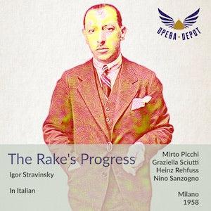 Stravinsky: The Rake's Progress (In Italian) - Picchi, Sciutti, Rehfuss, Calabrese; Sanzogno. Milano, 1958 Discount Nicekicks