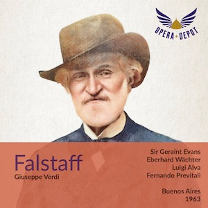 Verdi: Falstaff  - Evans, Wächter, Ligabue; Previtali. Buenos Aires, 1963 Comfortable Cheap Online