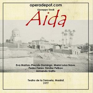 Verdi: Aida - Marton, Domingo, Nave, Farres; Gatto.  Madrid, 1977 Huge Surprise For Sale