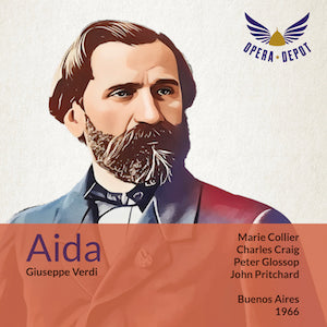 Verdi: Aida - Collier, Craig, Bartoletti, Glossop, Hines; Pritchard. Buenos Aires, 1966 Online Online Cheap Online