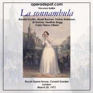 Bellini: La Sonnambula - Scotto, Burrows, Robinson, Gomez, Begg; Cillario.  London, 1971 Cheapest Online