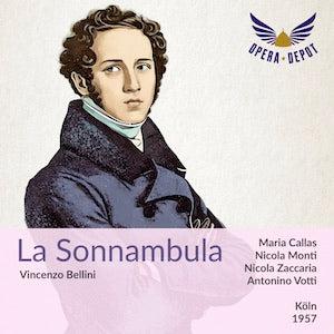 Bellini: La Sonnambula - Callas, Monti, Zaccaria, Cossotto; Votto. Köln, 1957 Free Shipping Real
