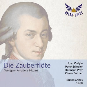 Mozart: Die Zauberflöte - Carlyle, Schreier, Mesplé, Crass, Prey, Holm, Mattiello, Putz; Suitner.  Buenos Aires, 1968 Discounts Cheap Pice