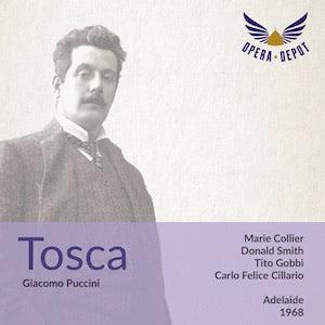 Puccini: Tosca - Collier, Smith, Gobbi; Cillario. Adelaide, 1968 Reliable Cheap Online