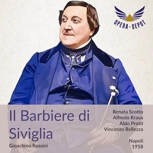 Rossini: Il Barbiere di Siviglia - Scotto, Kraus, Protti, Badioli, Di Stasio; Bellezza.  Napoli, 1958 Outlet Recommend